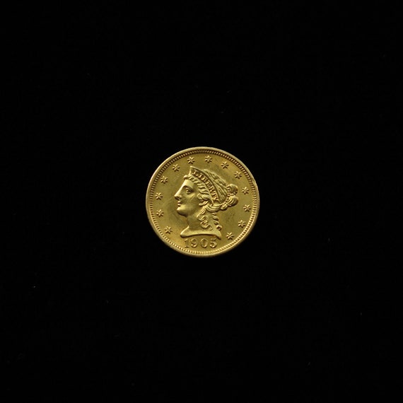1905 Quarter Eagle 250 Liberty Head Dollar Gold Coin
