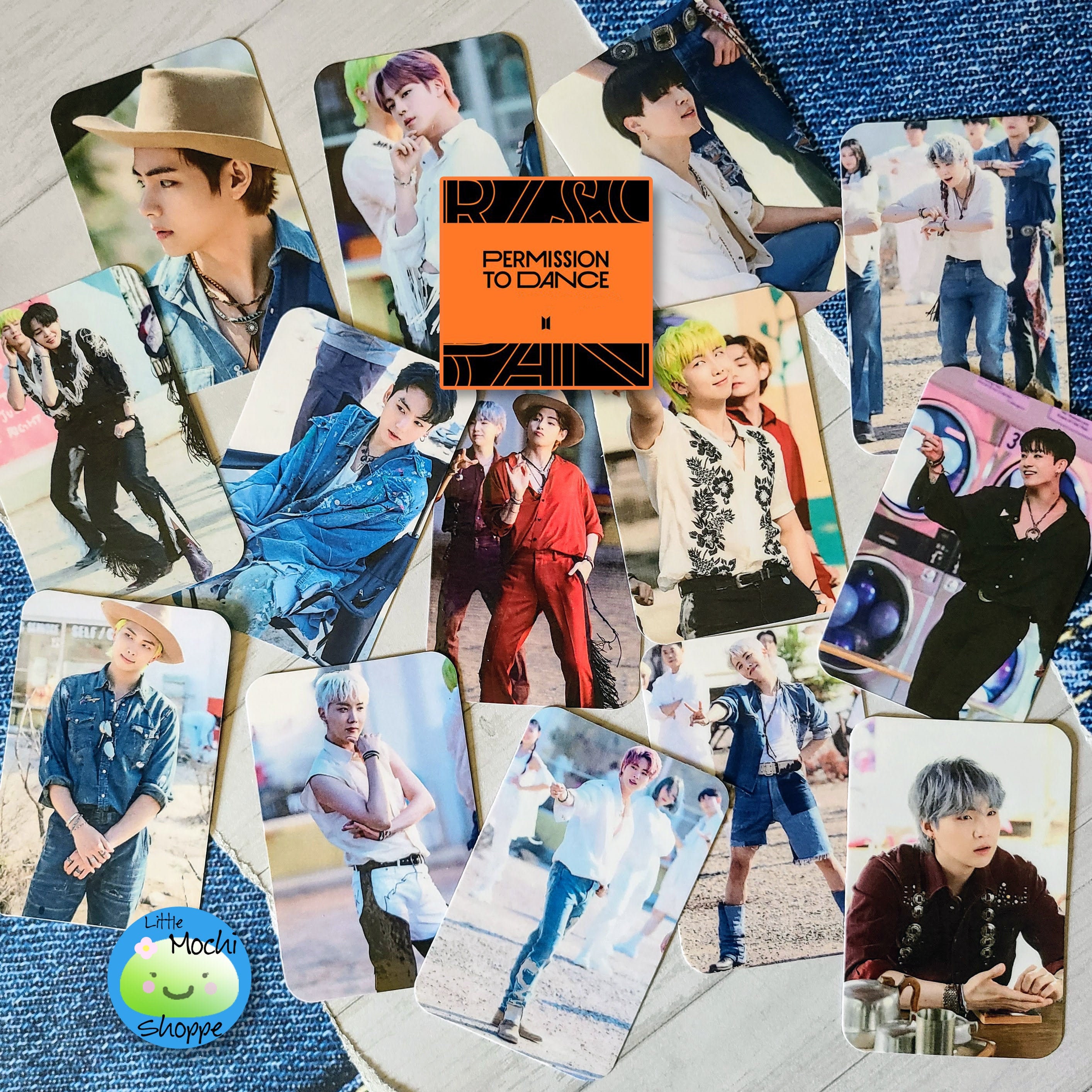 BTS Permission To Dance MV Photocards