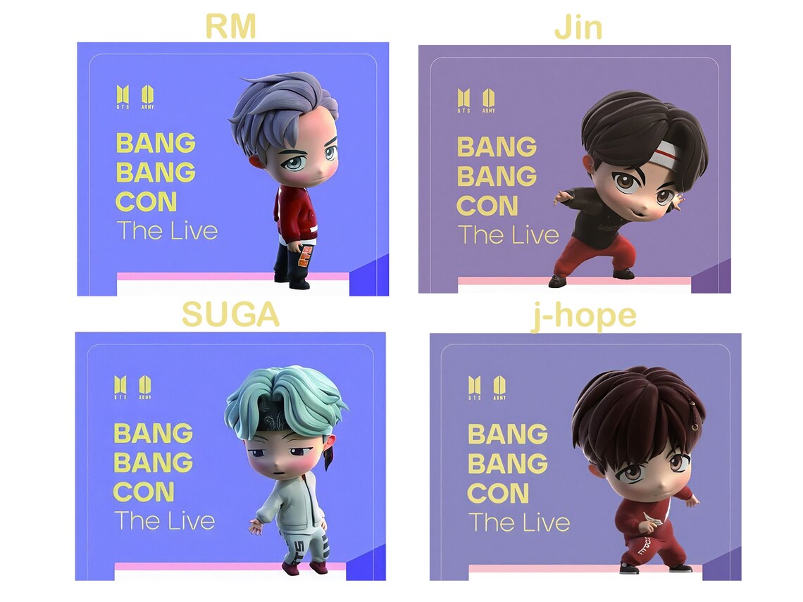 bts bangbangcon ticket and photocards etsy