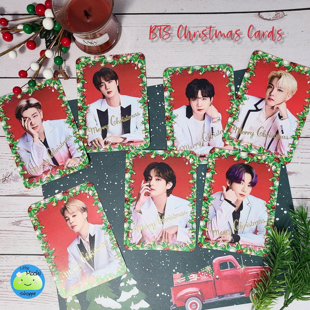 BTS Merry Christmas Cards Etsy
