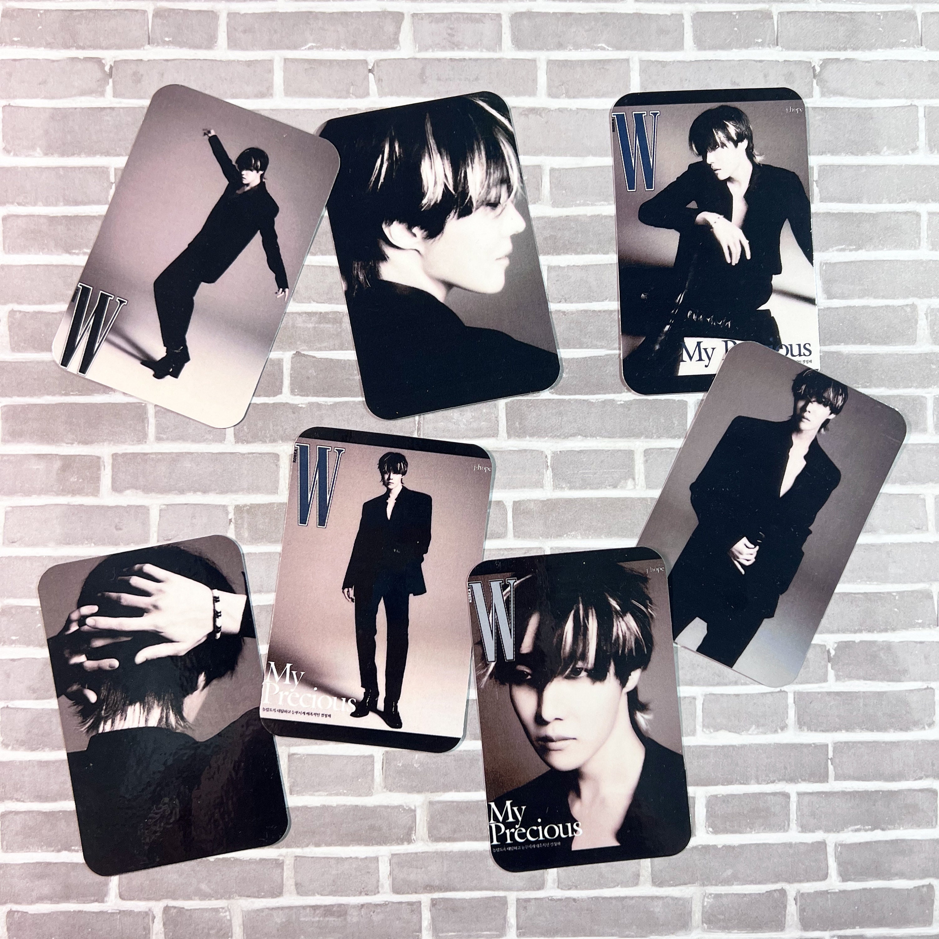 BTS Hoseok J-hope Dynamite slogan+5 stickers+3 photo cards
