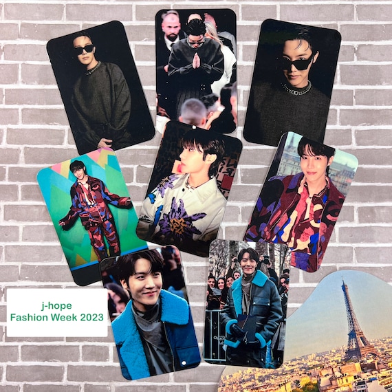 J-hope Paris Fashion Week 23 Handmade Photocards 