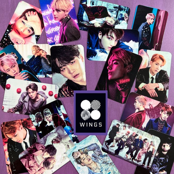 BTS Wings Handmade Photocards