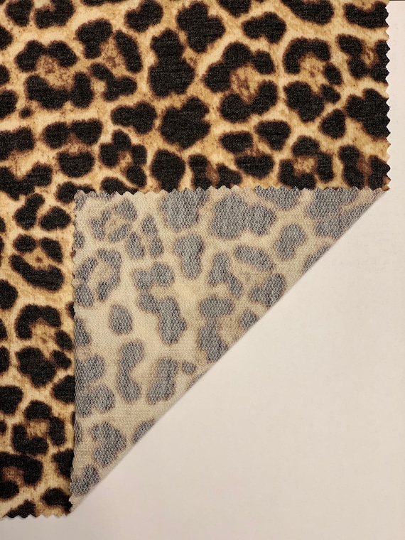 FRENCH TERRY LEOPARD Print/taupe,cream,black/cheetah Print