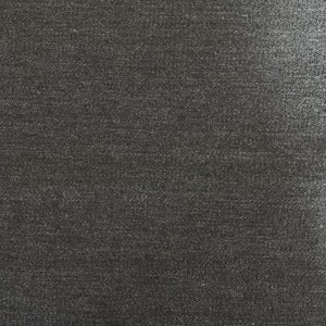 May include: A close-up of a dark gray textured fabric with a subtle sheen.