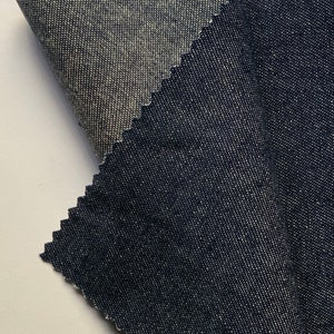 6oz DENIM FABRIC 100% Cotton/ Indigo Color (Thin & Lightweight) - Sold by the Yard - 60&quot; Wide