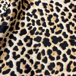 Satin Cheetah Fabric/58" Wide/ Sold By The Yard/Special Print
