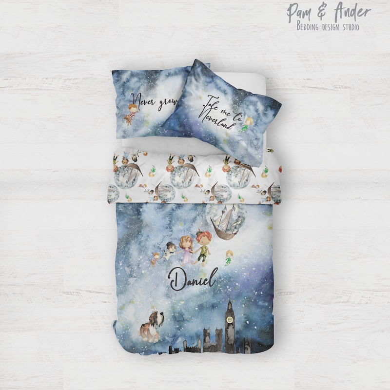 Peter Pan Blanket Baby Boy Etsy