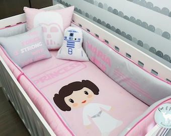 star wars crib bumper