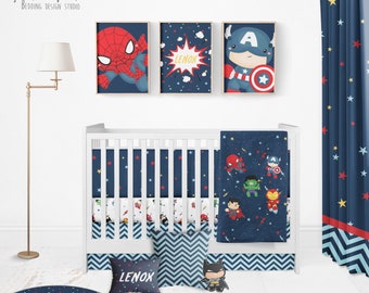 superman crib bedding