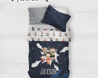 Justice League Bedding Etsy