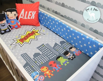 marvel crib bedding