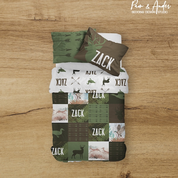 Hunting Bedding Etsy