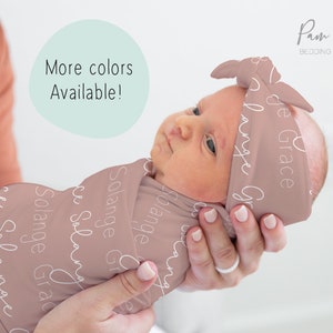 ENVOLTURA DE BEBÉ PERSONALIZADA, Envoltura de niña personalizada, Manta de bebé personalizada, Regalo de baby shower, Regalo de bebé personalizado, Regalo de recién nacido