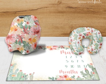 CACTUS FLORAL BABY Accessories, Flower Accessories set, Floral Cactus