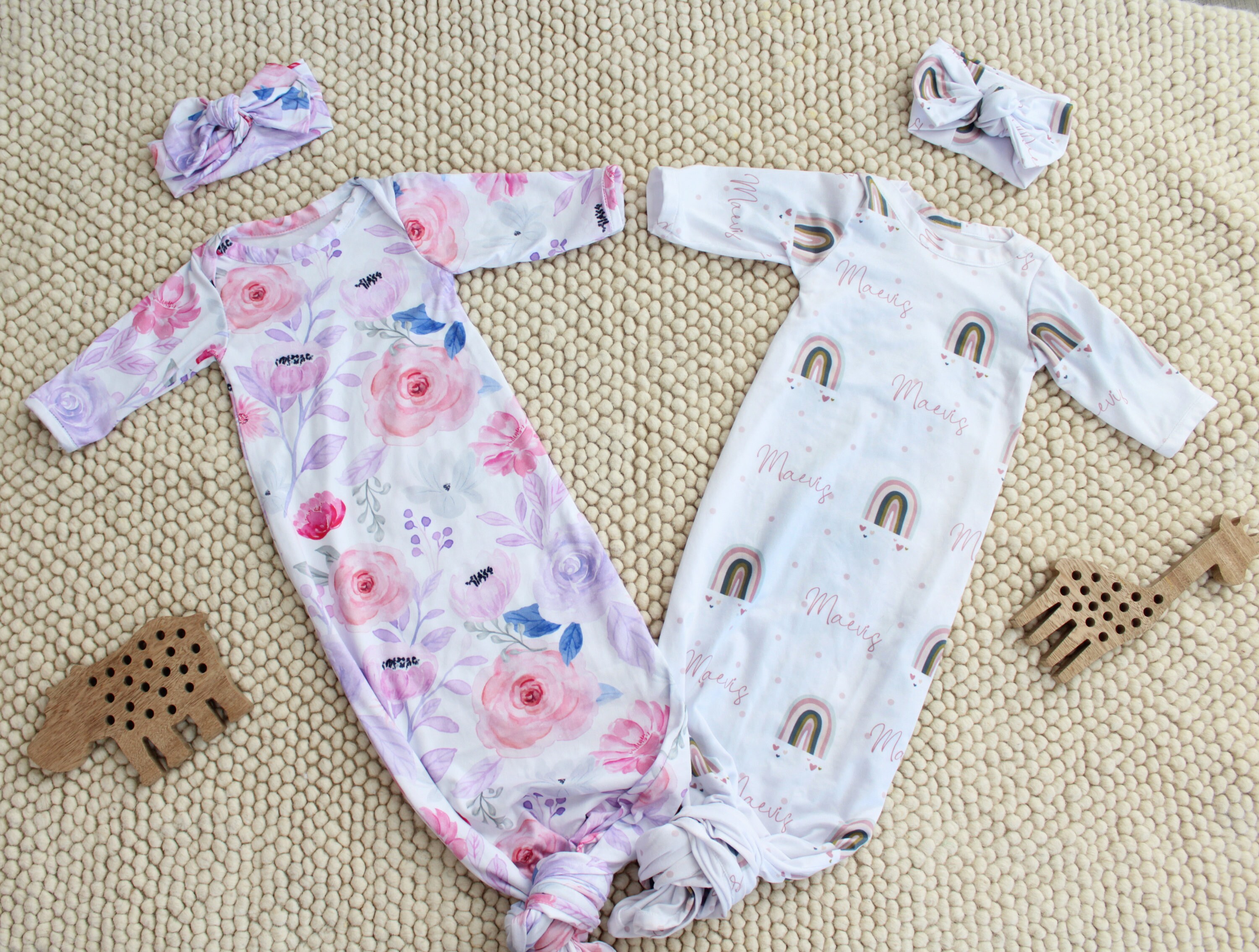 Matching Family Set, Robe & Matching Baby Swaddle, Mom Robe, Family ...