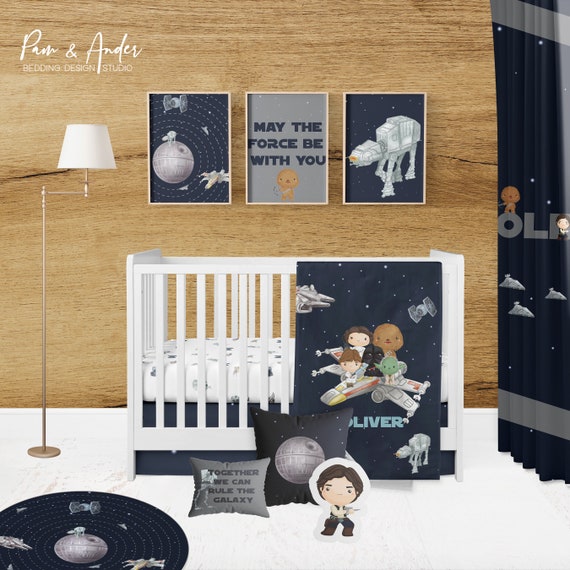 Star wars baby crib set hotsell