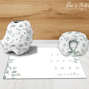 VIVERO GREENERY, conjunto de accesorios de hojas, manta personalizada, conjunto de hojas