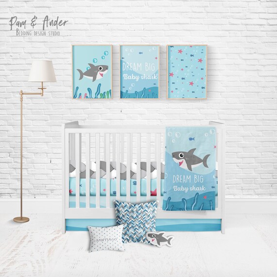 shark crib set