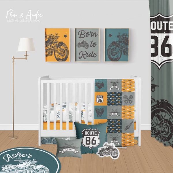 Motorcycle Nursery Etsy