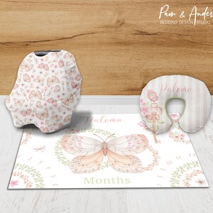 Conjunto de ACCESORIOS DE MARIPOSA, Vivero floral, Accesorios para bebés niña, Conjunto de accesorios de mariposa