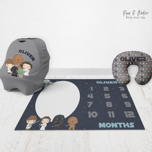 Accesorios para niño de Star Wars, Baby shower de Star Wars, Bebé de Star Wars, Inspiración de Star Wars, Regalo de bebé de Star Wars, Regalos de baby shower