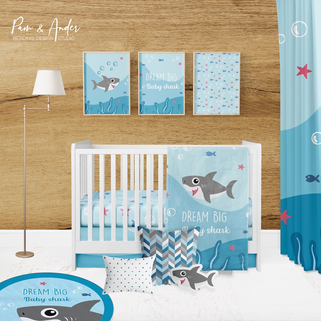 Shark crib set hotsell