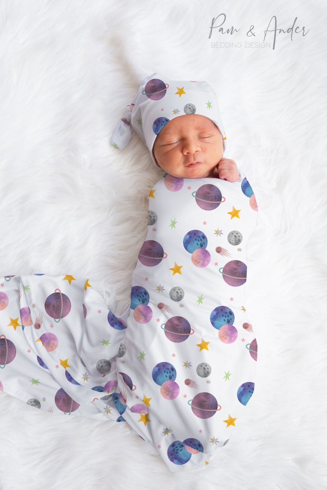 SPACE Baby Boy Swaddle Set Astronaut Baby Accesories Etsy