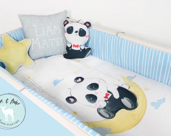 panda bear crib bedding