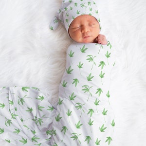 Conjunto de pañales para bebé niño PANDA, accesorios de bambú para bebé, pañales personalizados con nombre para bebé, gorro para bebé niño