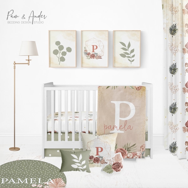 Boho Baby Bedding Etsy