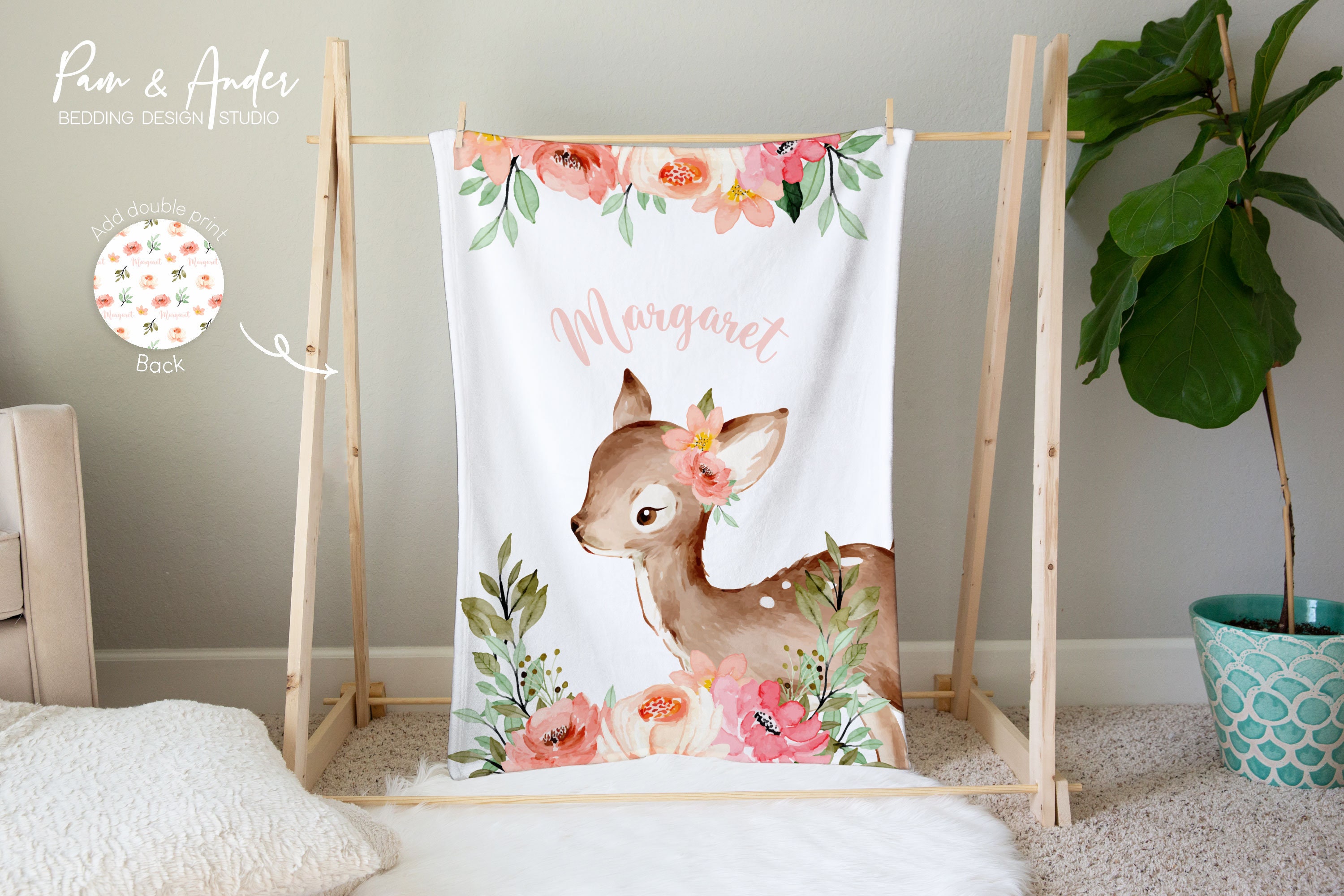 Baby girl deer bedding hotsell