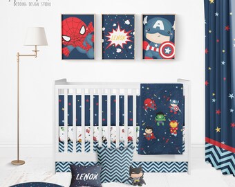superhero crib sheet