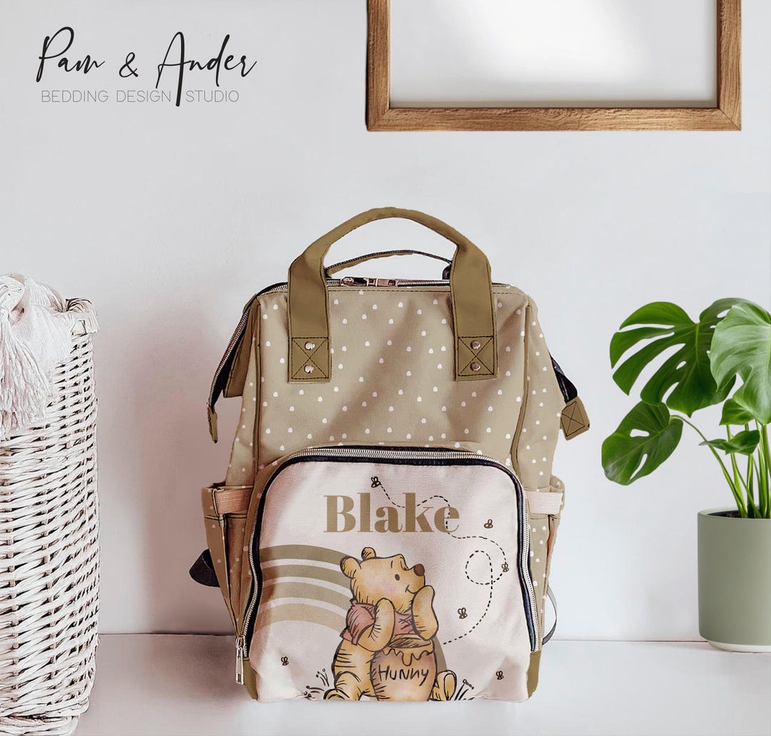 Personalized Baby Backpack, Cute Diaper Bag, Stylish Parent Carrier ...