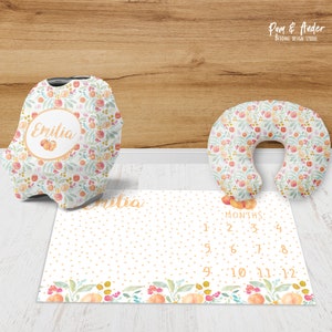 Accesorios melocotones, habitación de bebé melocotones, manta de bebé melocotones, ropa de cama de bebé de frutas