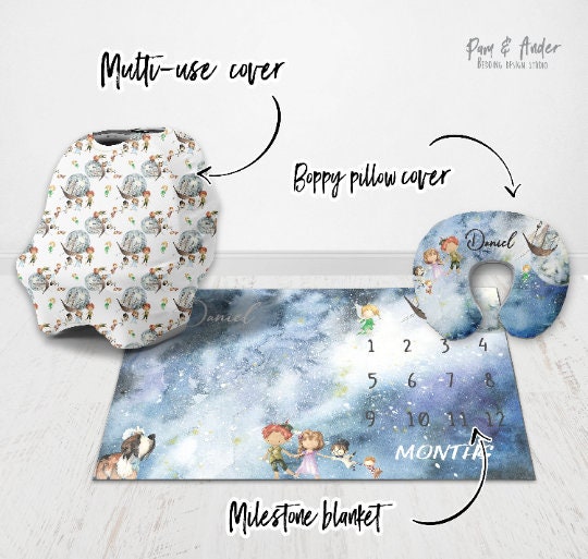 peter-pan-nursery-peter-pan-bedding-set-nursery-bedding-etsy