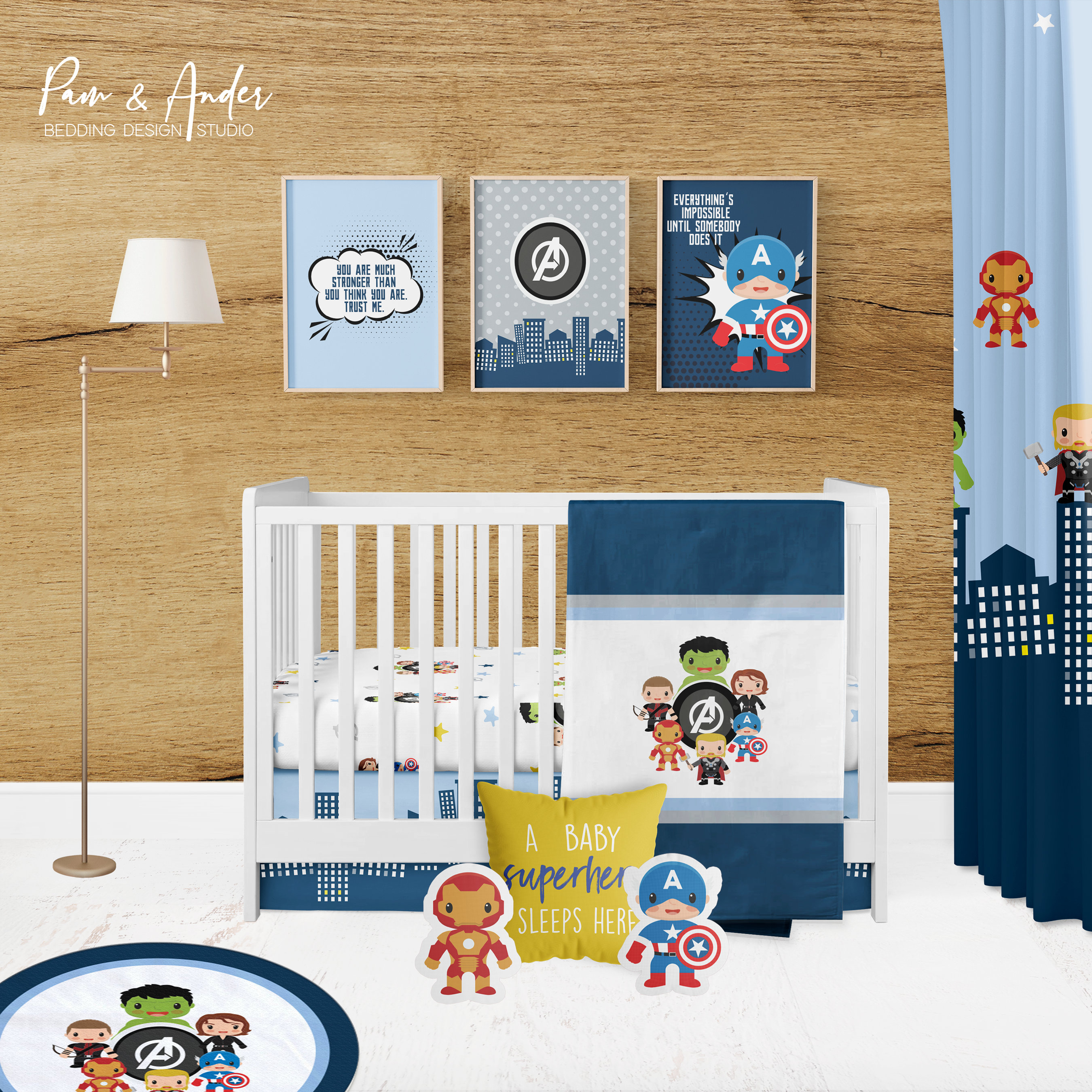 Avengers hotsell baby bedding