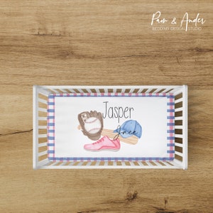 Baby Boy baseball Fitted sheet set, baseball Crib Sheets, sports Nursery Sheets set, personalized crib sheets, crib sheets boy