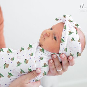 Conjunto de pañales para bebé niña BABY YODA, accesorios para bebé de Star Wars, pañales personalizados con nombre para bebé, diadema para niña