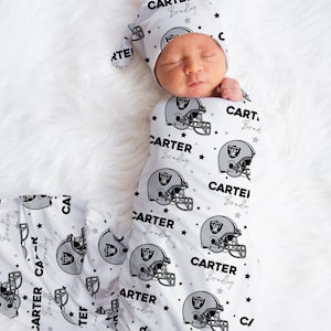 Juego de pañales para bebé LAS VEGAS FOOTBALL, regalo para baby shower, regalo para recién nacido, pañales para bebé de fútbol, pañales para bebé personalizados