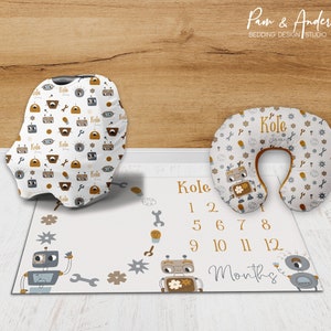 Accesorios para niño robot, Fiesta de bienvenida al bebé robot, Bebé robot, Inspiración de robot, Regalo de bebé robot, Regalos de baby shower