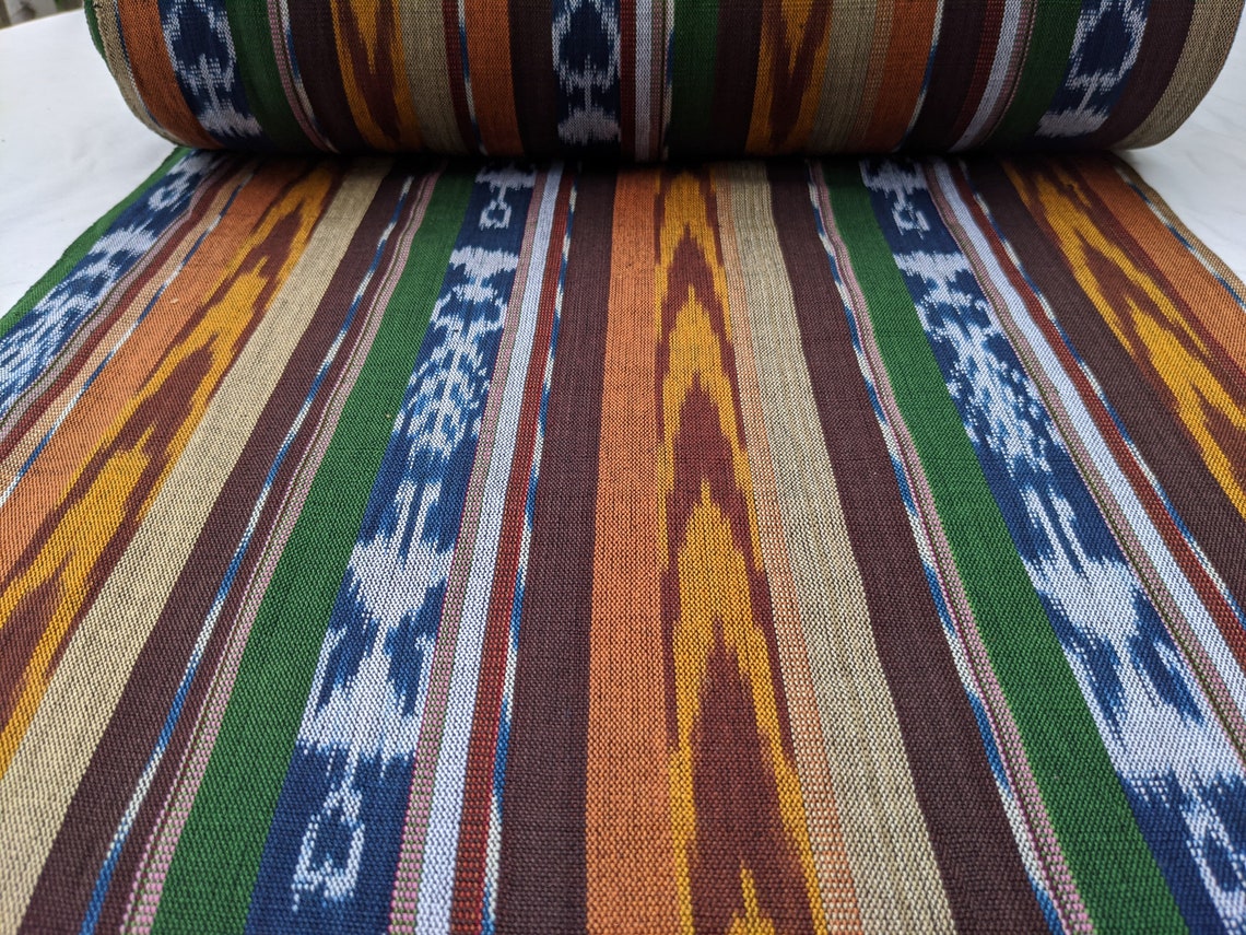 Handwoven Guatemalan Fabric by the yard Mayan made Fair | Etsy