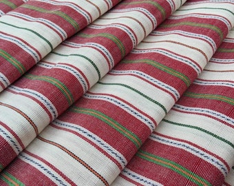 Handwoven Guatemalan Ikat Fabric by the yard -Mayan made, Fair Trade, 100% Cotton Textiles