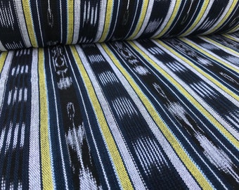 Handwoven Guatemalan Fabric by the yard -Mayan made, Ikat, Fair Trade, 100% Cotton Textiles