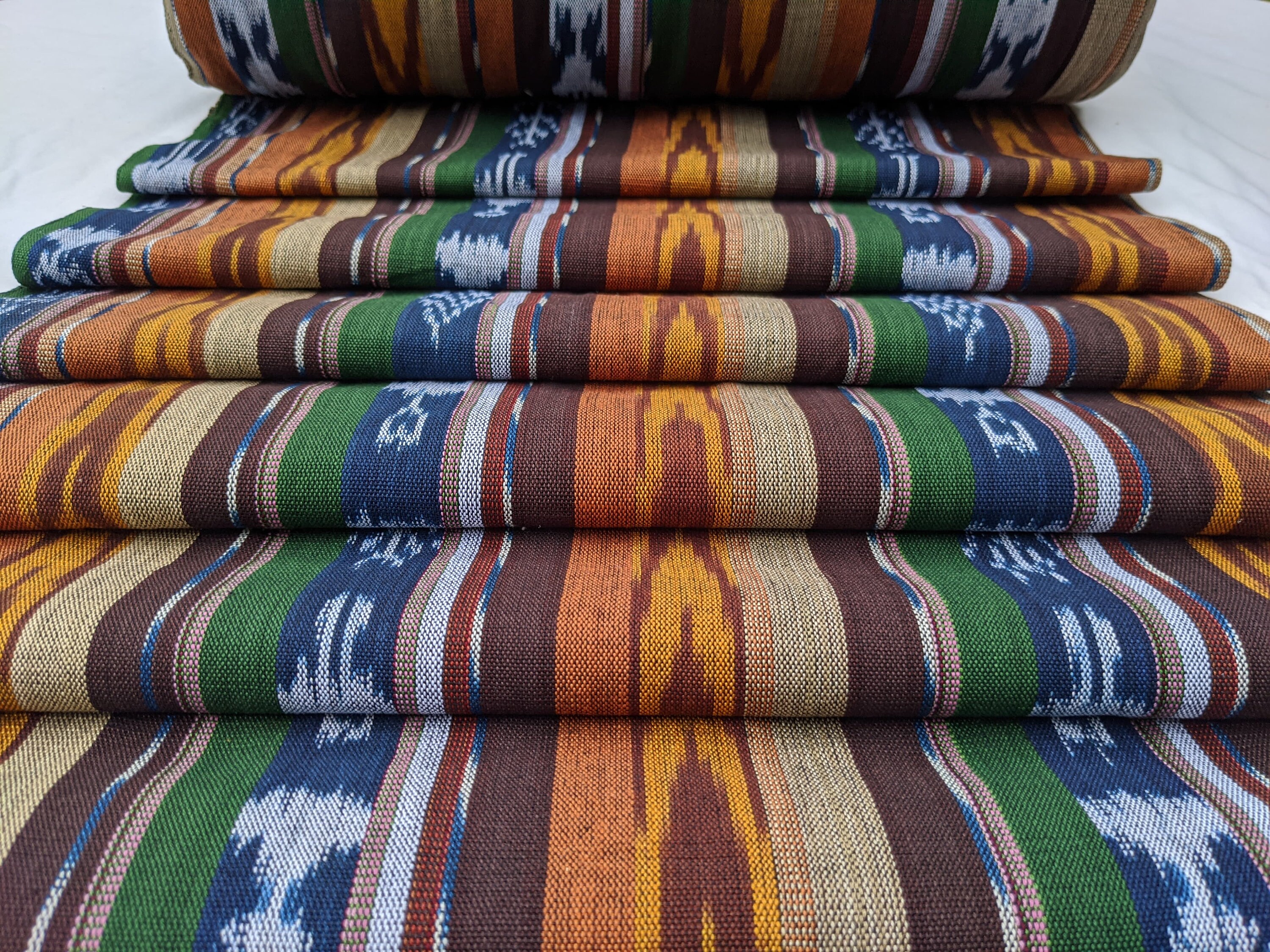 Handwoven Guatemalan Fabric by the yard Mayan made Fair | Etsy