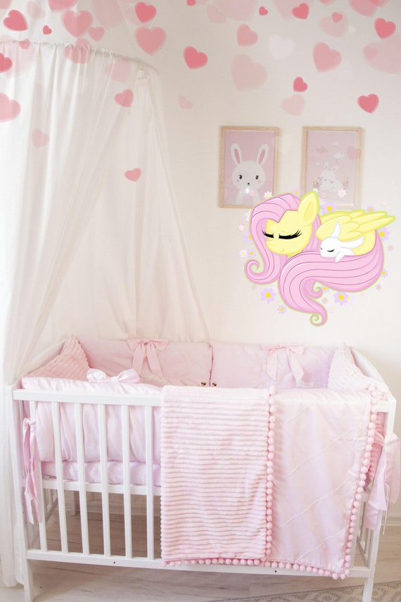 pink baby bedding