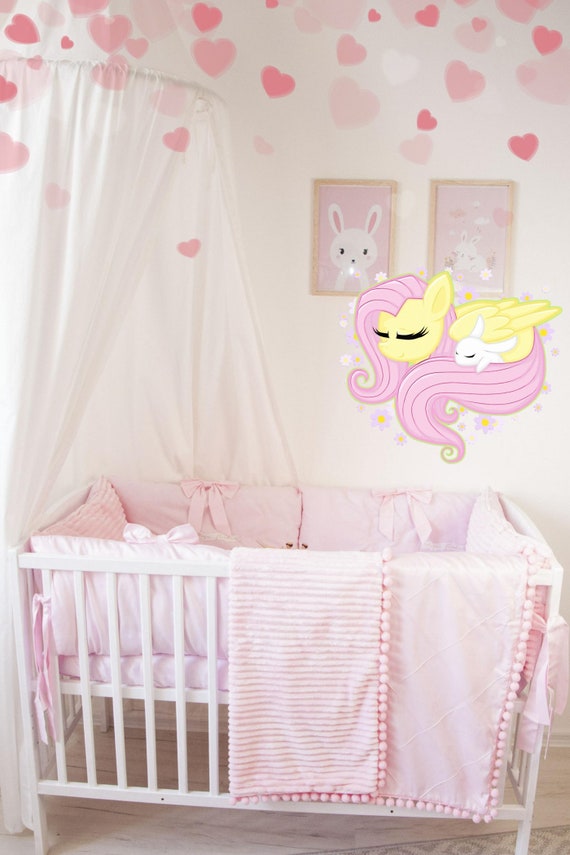 pink crib quilt