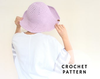 Crochet Floppy Sun Hat Pattern, Beginner Friendly (PDF Pattern)