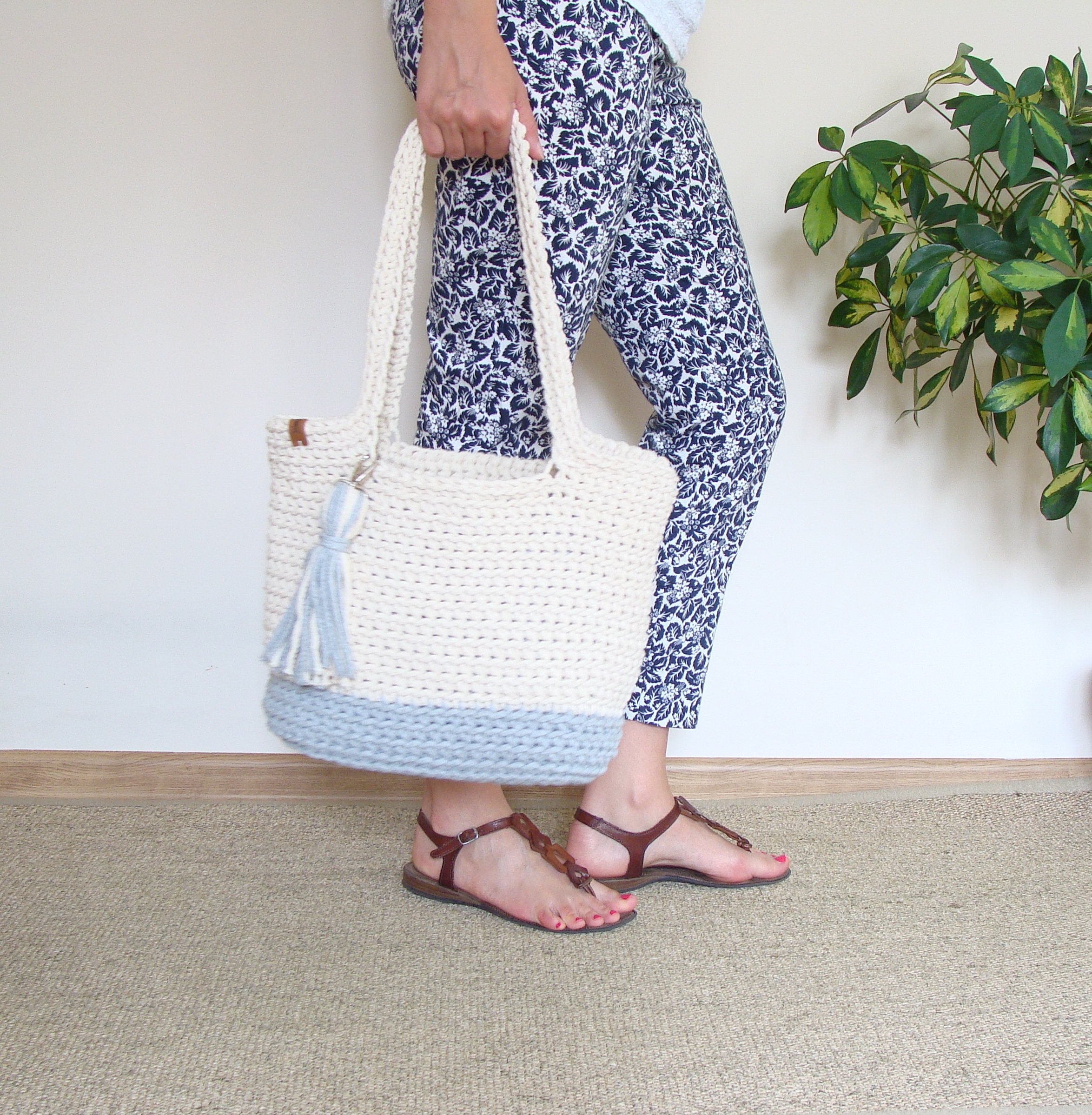 Crochet Bag Pattern Tote Bag Pattern Easy Crochet Pattern | Etsy