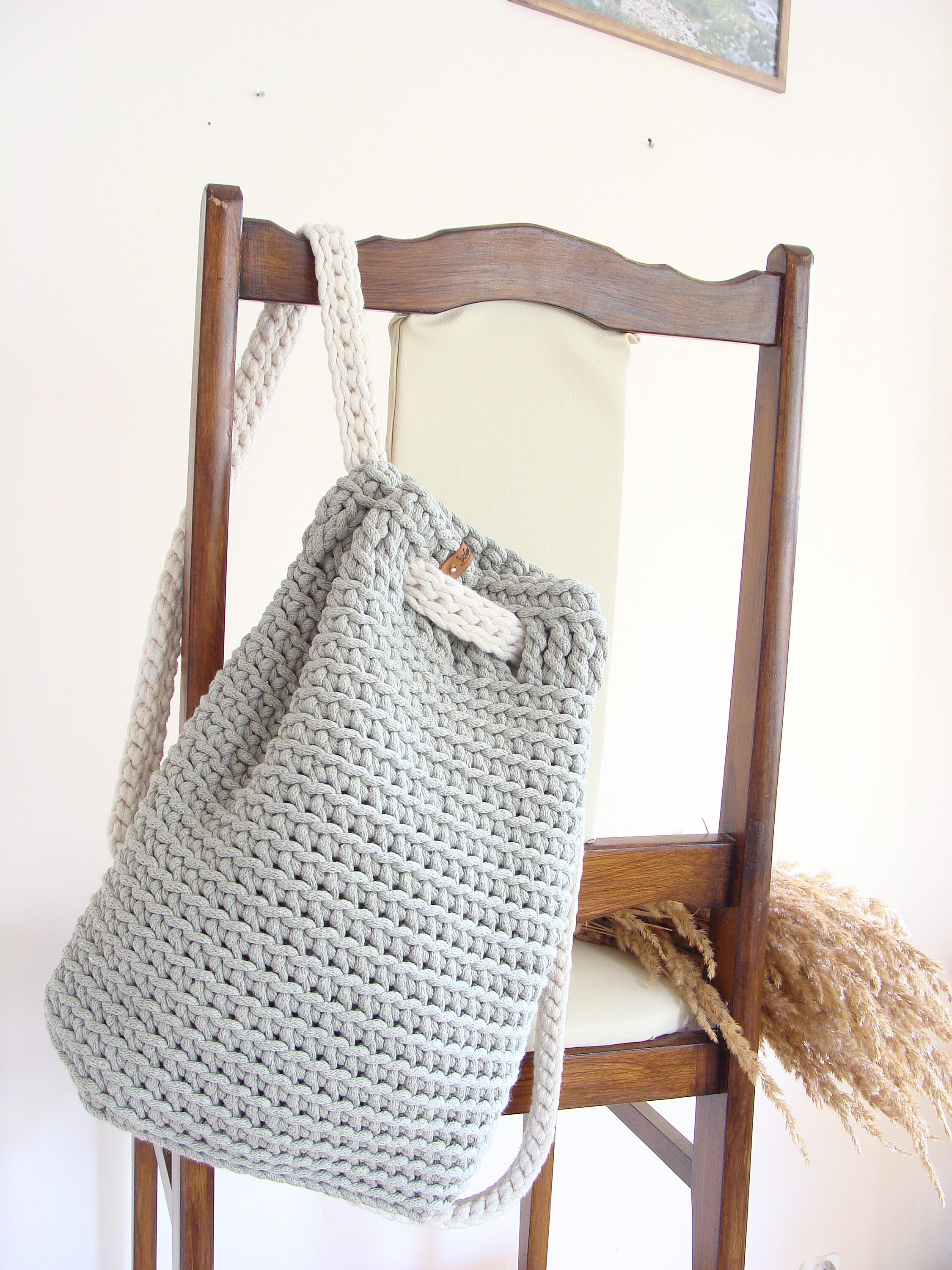 Crochet Backpack Pattern, Drawstring Backpack Pattern, Convertible ...